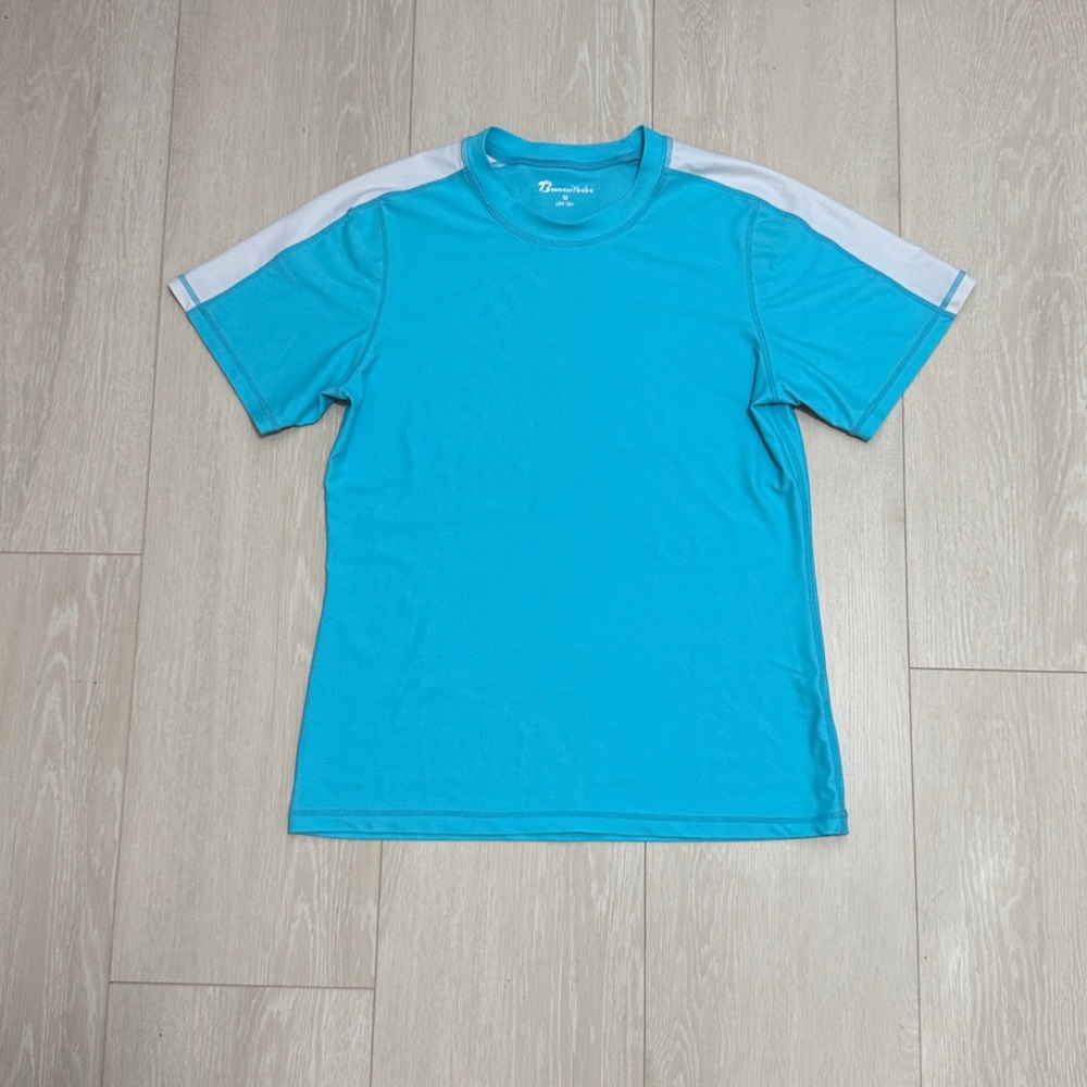 ✨ Women's Blue Short Sleeve Rashguard Top